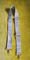 Handtaschen Gurt / Kameragurt, Grau Weiss, Neu, Top!