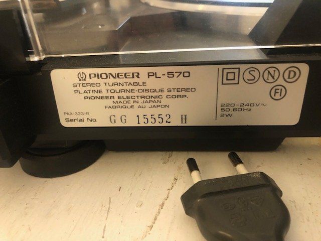 Pioneer Tourne-disques: Platine Pioneer PL 570 automatic – D'occasion à Chézard St Martin par schmitt 8
