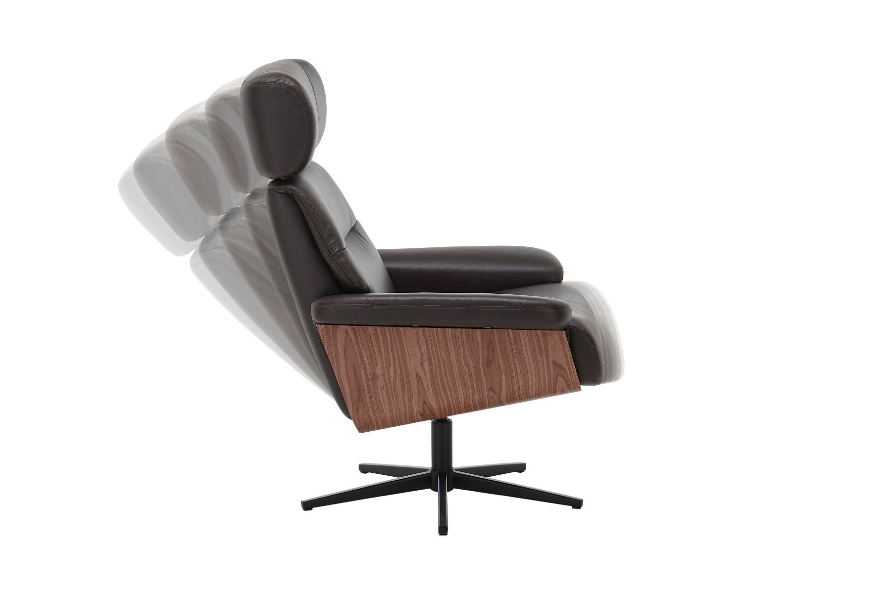 Sessel: Relax Sessel MANILA Leder schwarz inkl. Hocker – Neu und originalverpackt aus Unterentfelden von moebelrufli 9