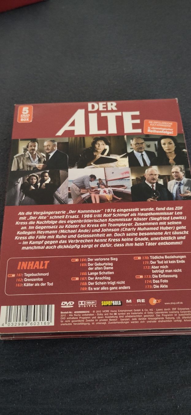 Tutti i DVDs: Der Alte: Collector's Box 10  – Usato da Zürich venduto da Heldel 2