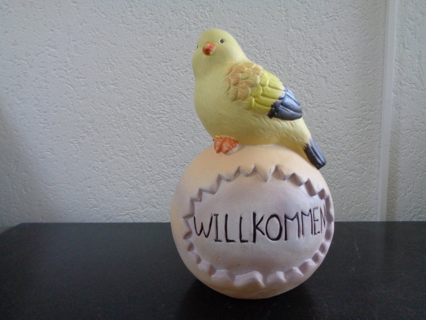 Figuren: Willkommen Vogel (22.5 cm) – Neu und originalverpackt aus Langenbruck von Gumsi