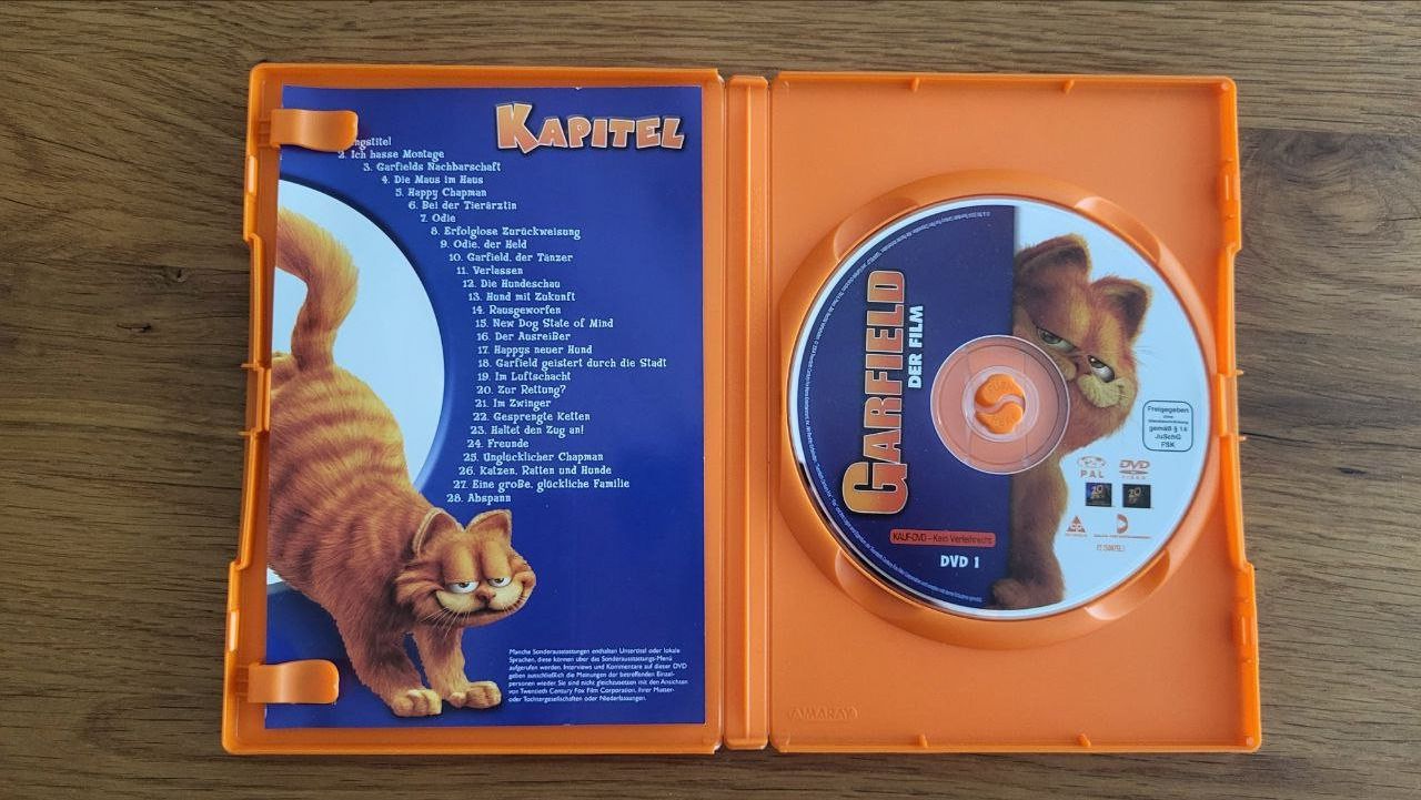Tutti i DVDs: Garfield - Der Film (DVD) – Usato da Suhr venduto da kap_wq5h 1