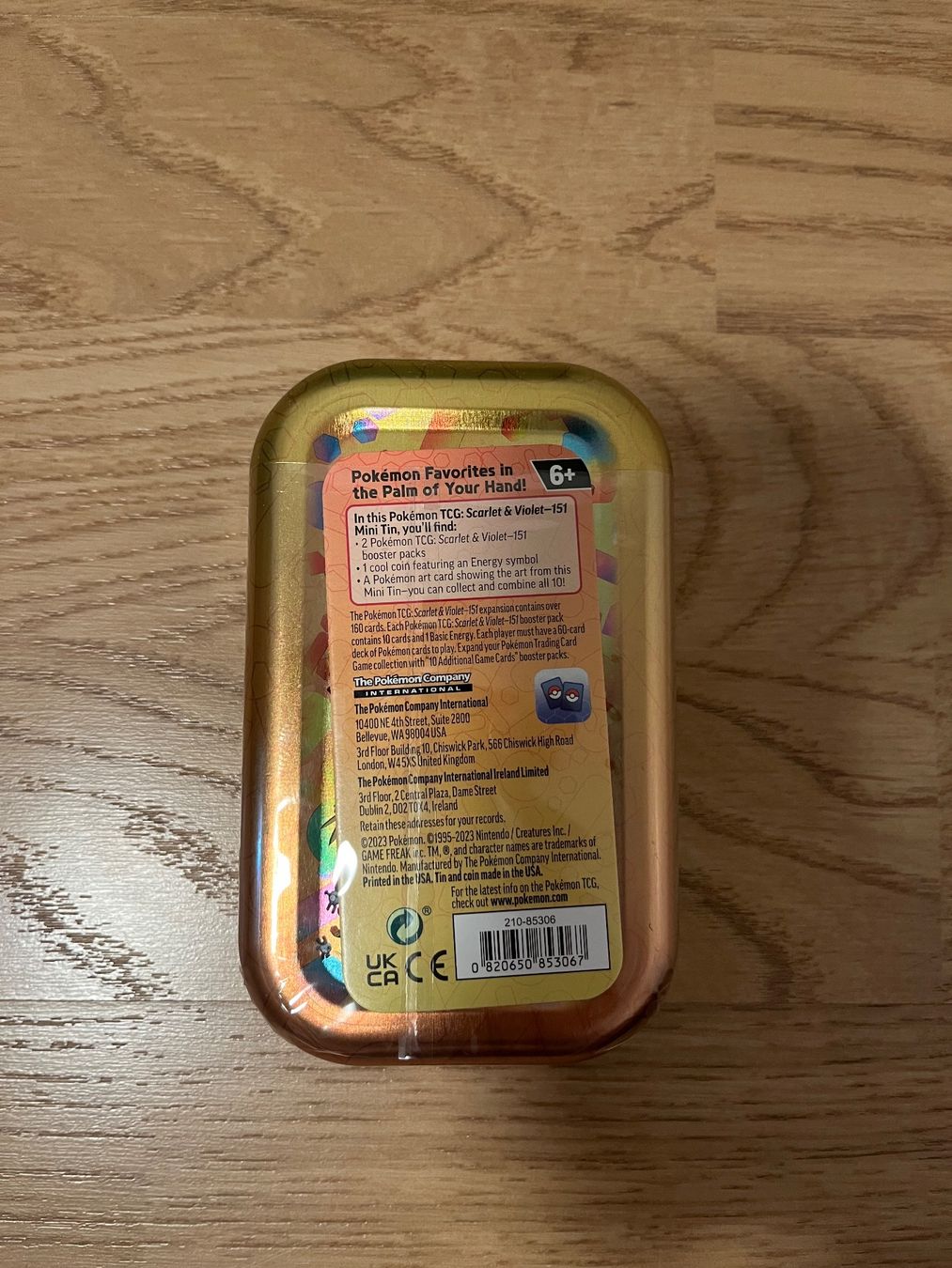 Pokémon Carte collezionabili: Pokemon 151 Mini Tin – Nuovo e nell'imballaggio originale da Ueberstorf venduto da SpeedyBoat 1