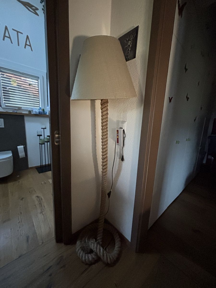 Lampade: Stehlampe Seil Lampe Textilschirm Beige 48cm H – Usato da Ormalingen venduto da agerber4466