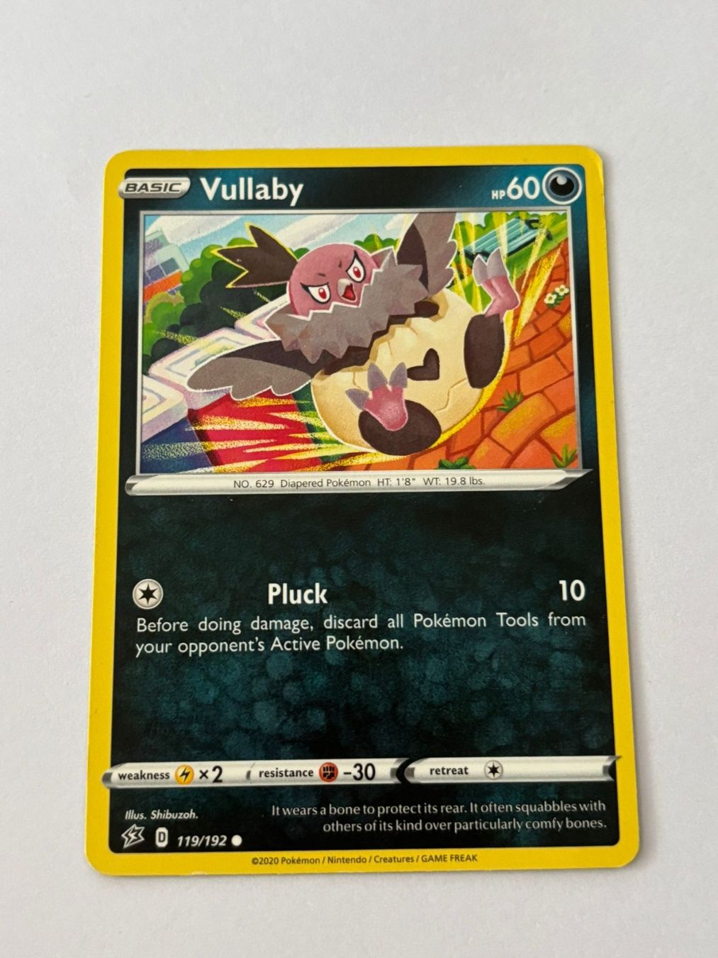 Pokémon Carte collezionabili: Pokemon-Karte Vullaby 119/192 – Usato da Herisau venduto da Seyashop1