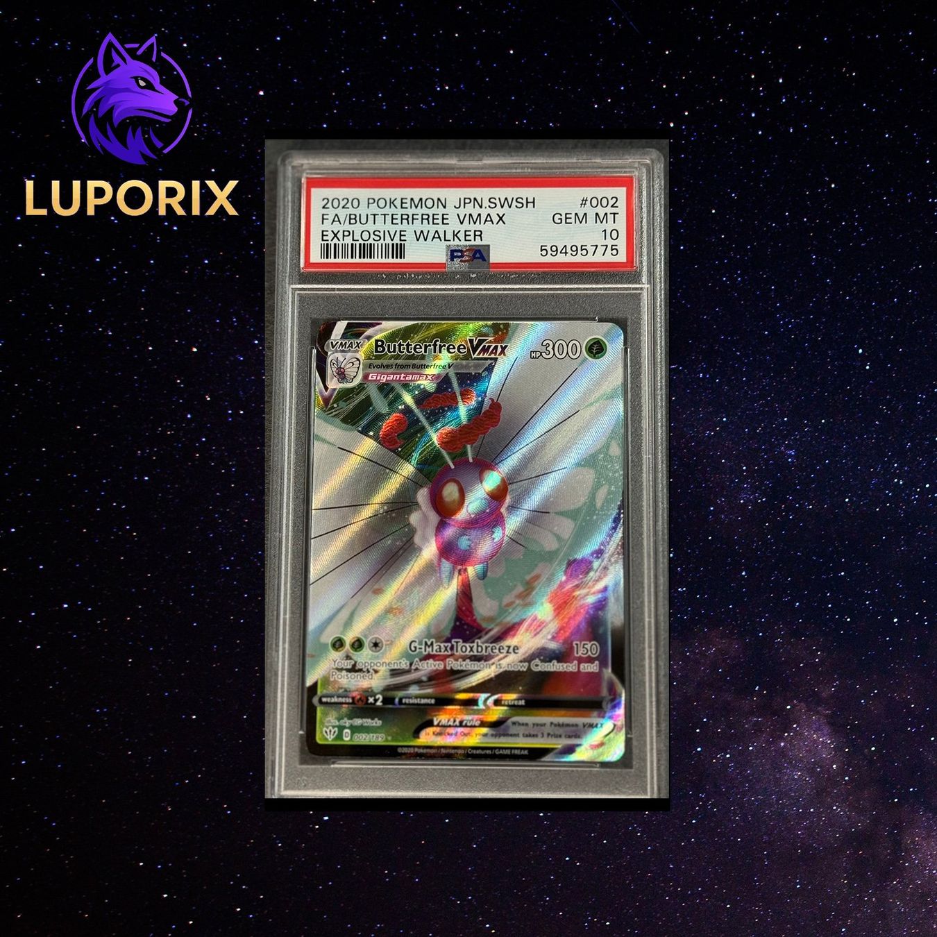 Pokémon Carte collezionabili: Pokemon PSA 10 Butterfree VMAX 002/189 Explosive Walker EN – Nuovo (secondo la descrizione) da Oensingen venduto da CSCollectors