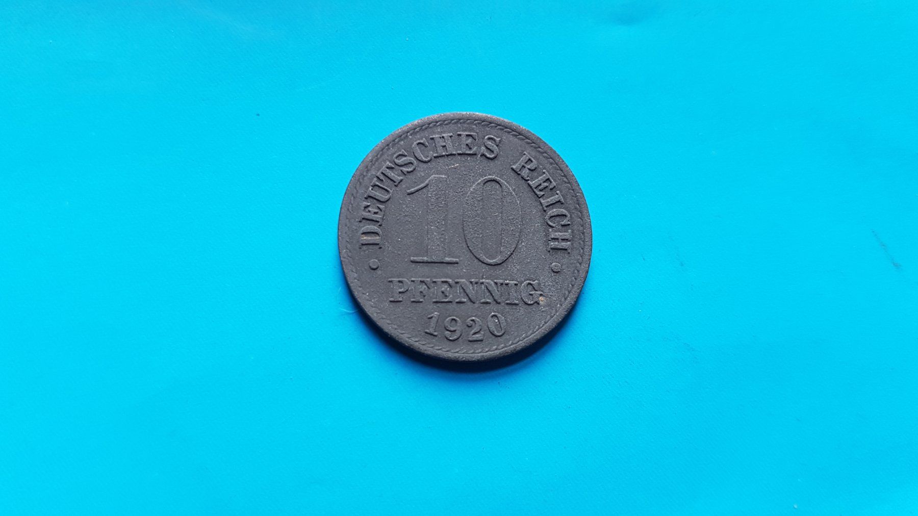 Alle Münzen: 10 Pfennig - Deutsches Reich 1920 – Gebraucht aus Reinach BL von Dexy62