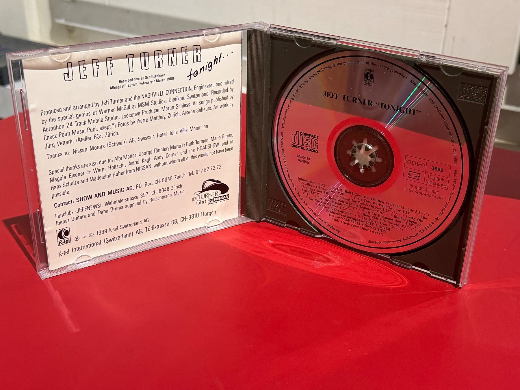 CD: Jeff Turner - Tonight - signiert! - KA01B – Usato da Küsnacht ZH venduto da Jazztilldawn 2