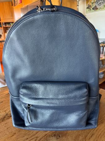 Rucksack Leder dunkelblau Coccinelle, Neu!!