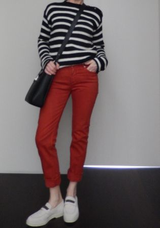 Orig. LORO PIANA Jeans in Ziegelrot Gr. 36, NP 1020.--