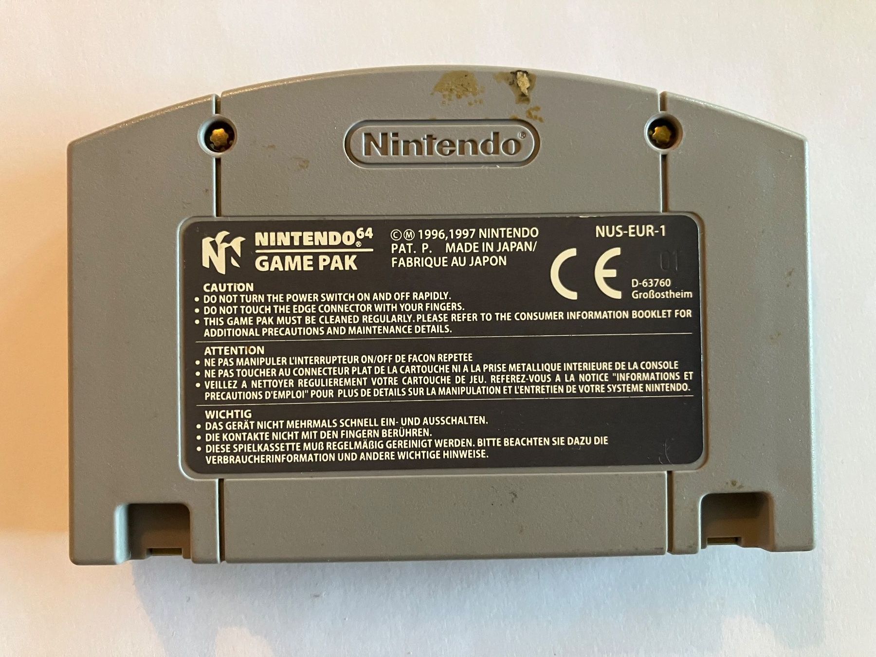 Nintendo Giochi: NBA JAM 2000 – N64 – Usato da Ecublens VD venduto da Lenordique 1