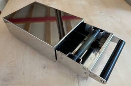Barista Abschlagbehälter Kaffeesatz Schublade chrom