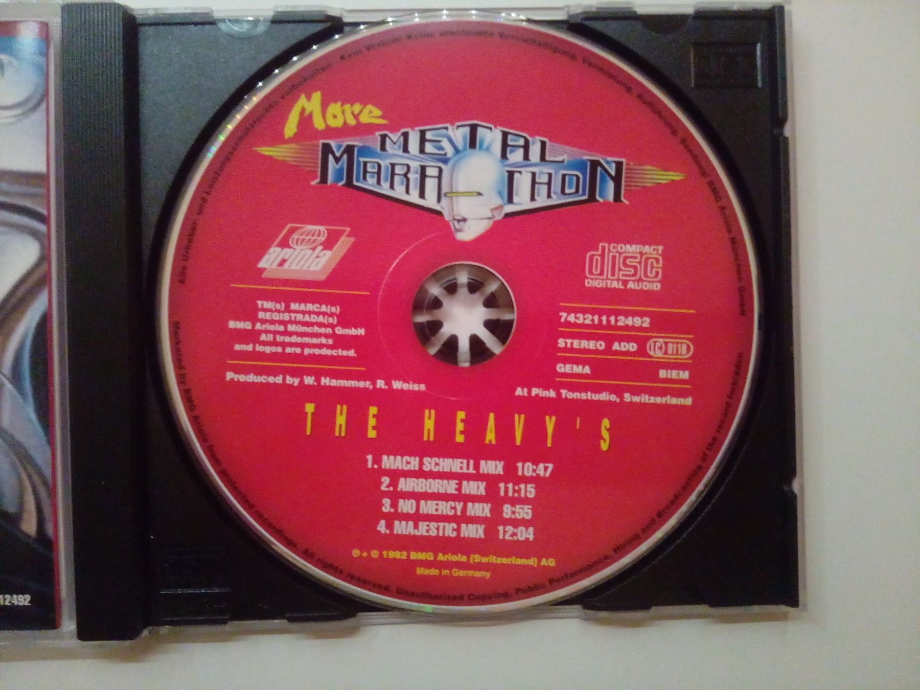 CD: The Heavy's Metal Marathon 1992 - CD – Usato da Echandens venduto da Gamora32 2