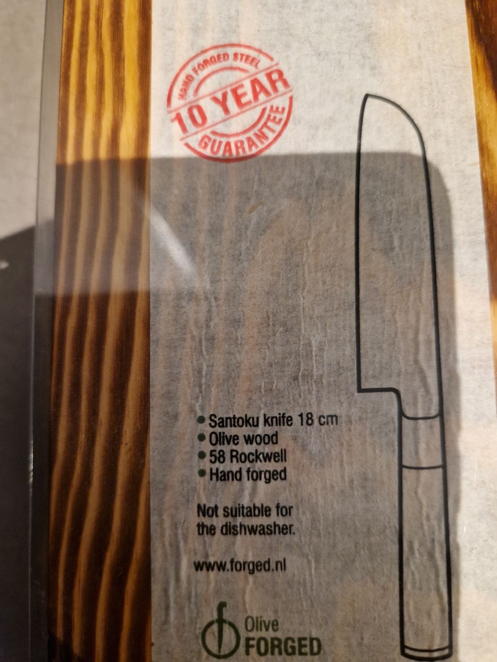 Coltelli da cucina: Santoku-Messer Olive – Nuovo (secondo la descrizione) da Unterkulm venduto da Damziel 1