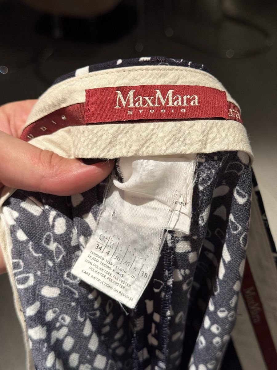 Max Mara Pantaloni: Max Mara Studio Trousers - Patterned - Size 34 – Usato da Turbenthal venduto da elizameise 1