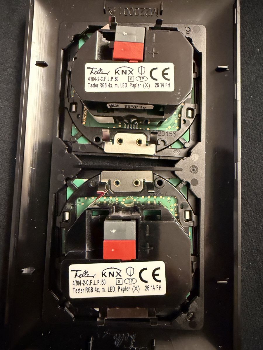 Feller Interruttori: Feller KNX Taster RGB set – Nuovo e nell'imballaggio originale da horgen venduto da wilsonake 7