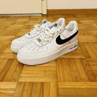 Nike Air Force 1 Sneaker weiss schwarz Grösse US 8.5 neu