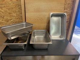 5 x 1/1 Green Vac Gastronorm Behälter 15 cm