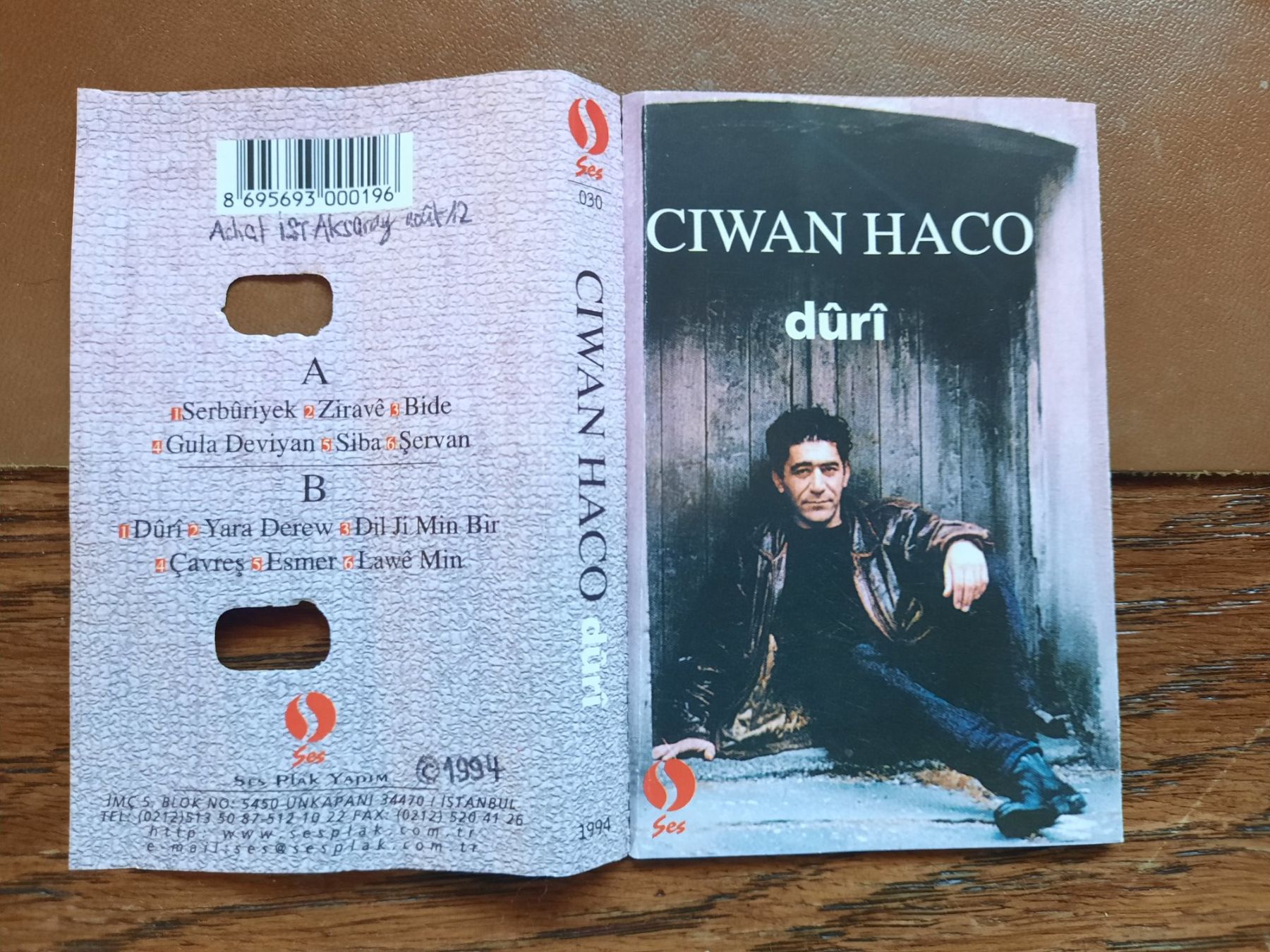 Musicassette: Ciwan Haco, "Dûrî", 1994 – Usato da Treyvaux venduto da ber_8q8r