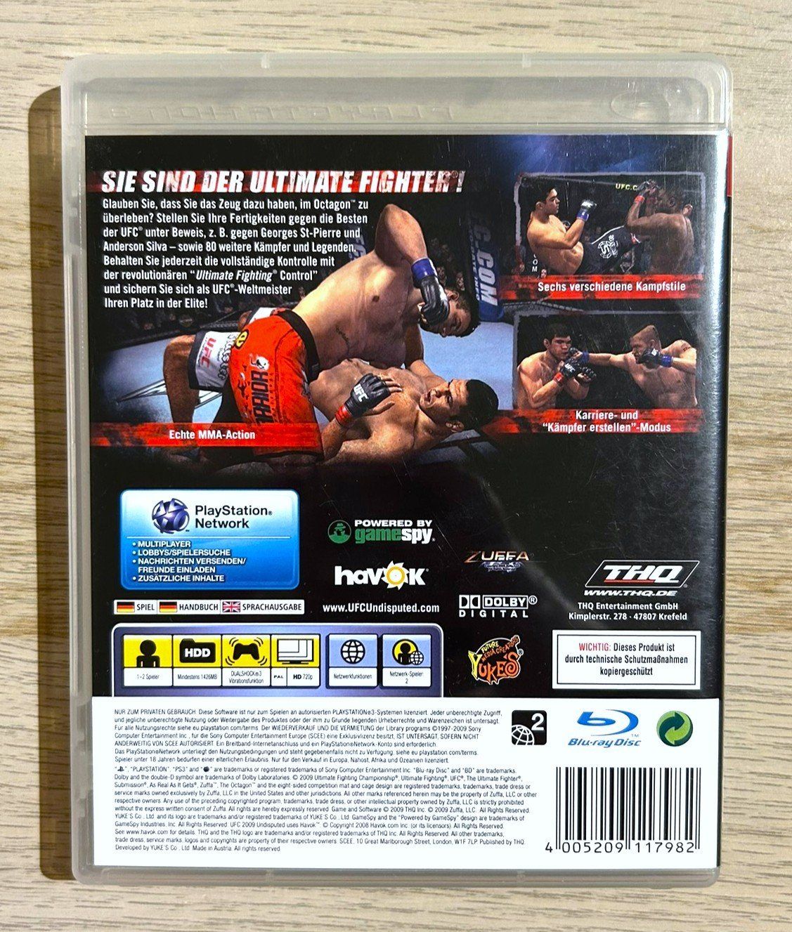 Sony Giochi: UFC 2009 Undisputed PS3 – Usato da St. Gallen venduto da Alpine.Arcade 1