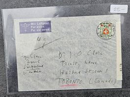 Flugbrief nach Toronto 163y (300.--) für nur 19.--