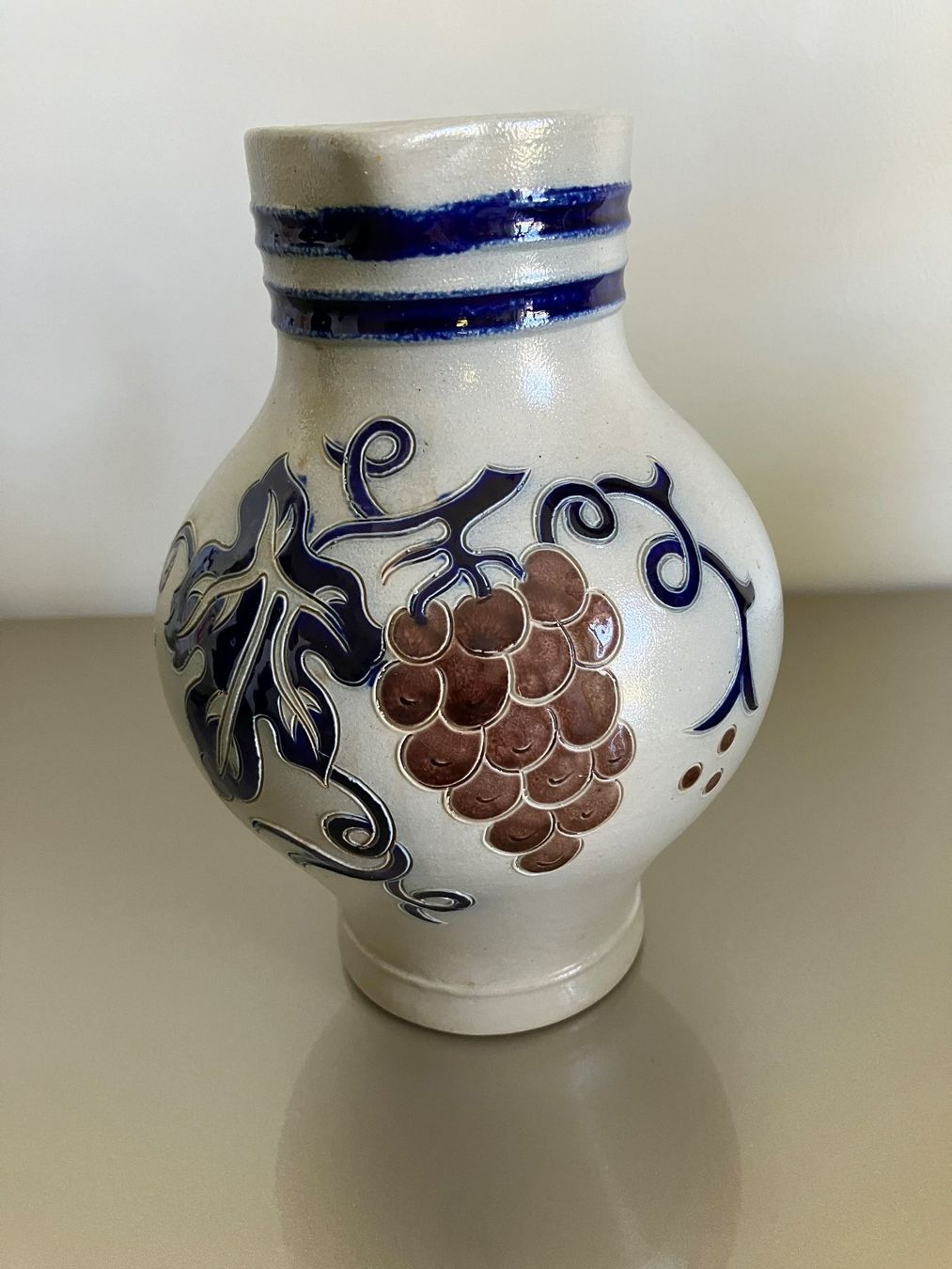 Caraffe: Cruche à eau vintage GOEBEL en grès, faite à la main. – Nuovo (secondo la descrizione) da Cortaillod venduto da car_f6v6 1
