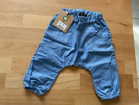 Baby Stoff Hose PURE PURE Grösse 62