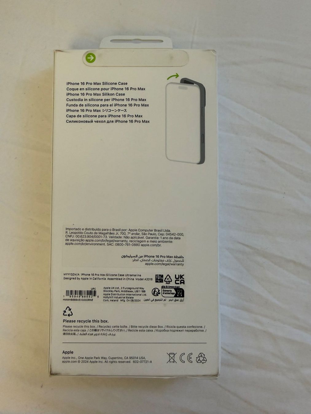 Apple Covers & Schutzfolien: iPhone 16 Pro Max Silicone Hülle Original Apple – Neu und originalverpackt aus Berikon von andreastreuli 2