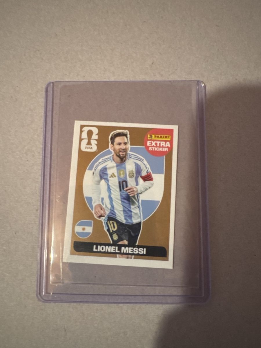 Panini Sammelbilder & Trading cards: Panini CDM 2026 extra sticker Messi Bronze – Neu und originalverpackt aus St-Imier von raphael_hadorn