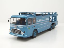 Fiat Bartoletti 306/2 Renntransporter 1956 blau met. / Decor