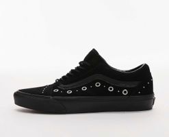 Vans Old Skool trainers in black with metallic details