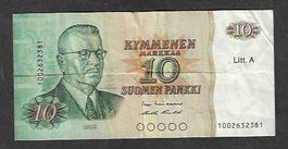Finland  10  Markkaa  1980  Gebraucht