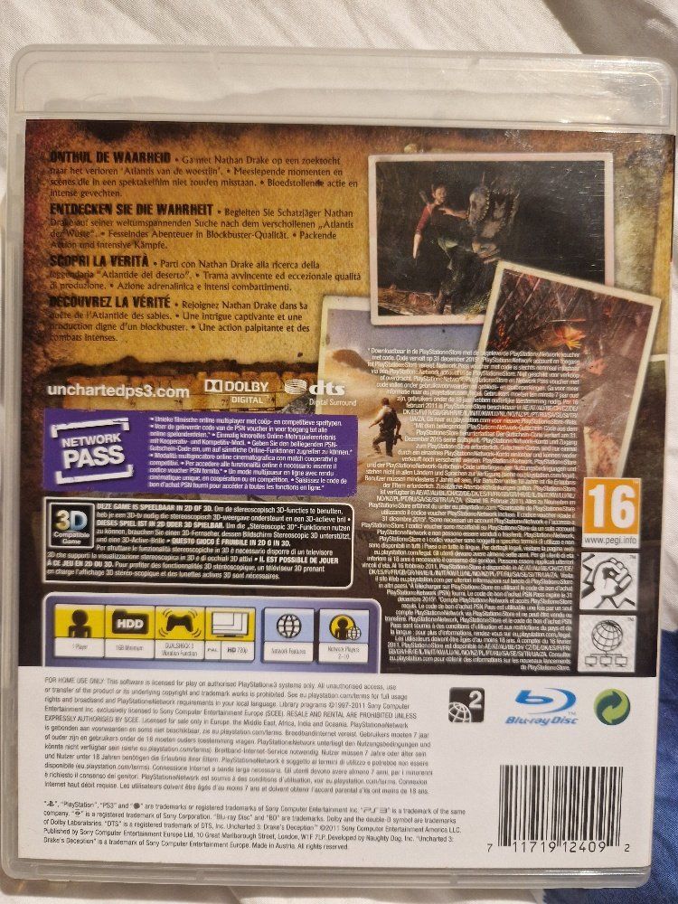 Giochi: Uncharted 3: Drake's Deception - Vergriffen! – Usato da Brittnau venduto da Zibu 1