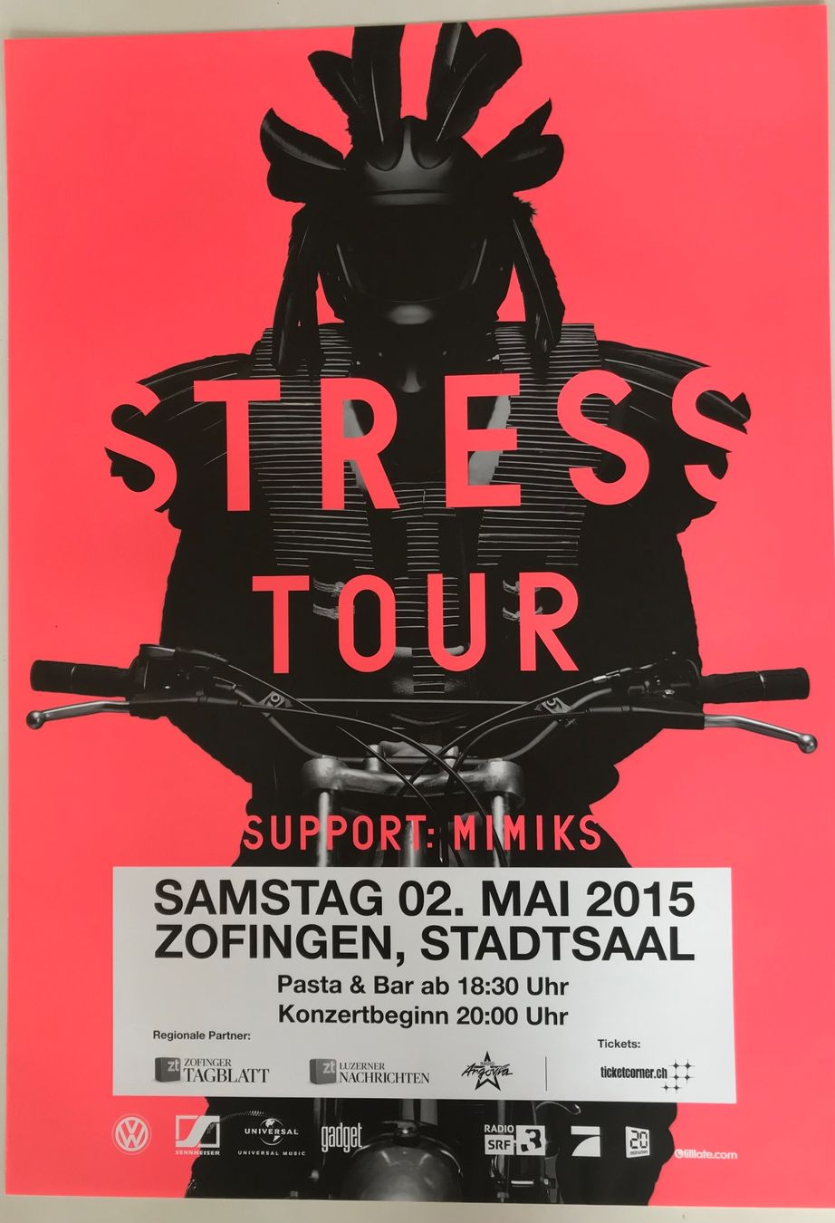 Poster & Bilder: Konzert Plakat STRESS 2015 – Gebraucht aus Egolzwil von Studart