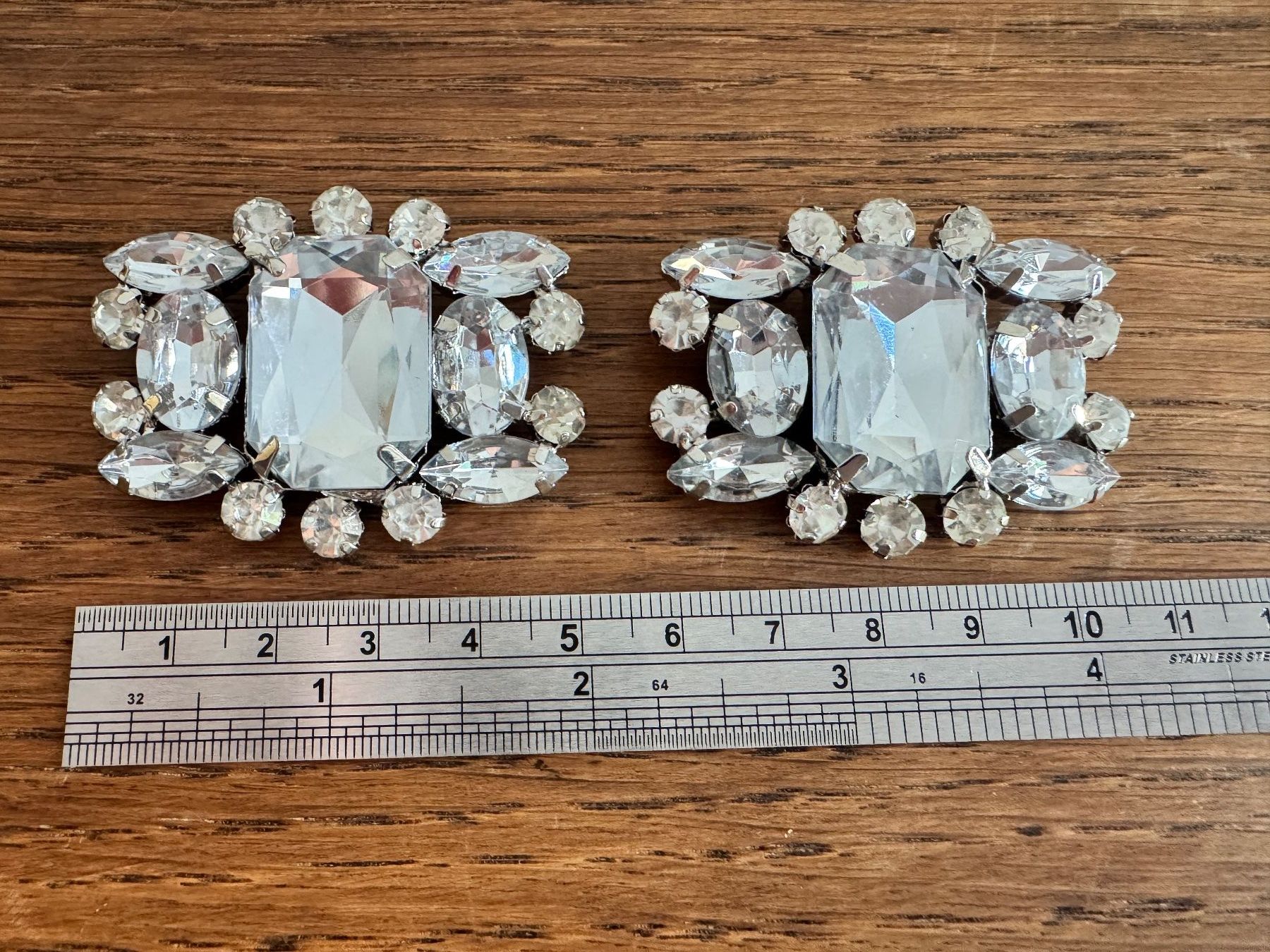 Spille & Fermagli: Retro-Schuh- oder Schalclips Strass – Usato da Egg b. Zürich venduto da chantilly-lace 4