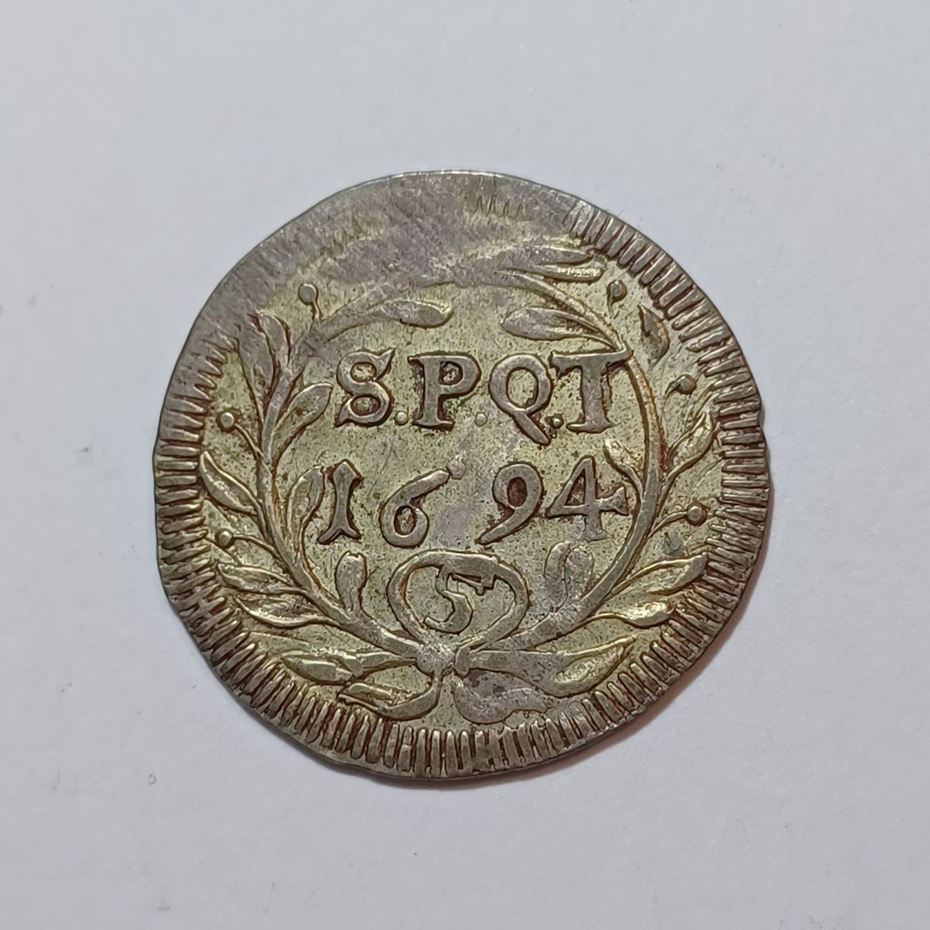 Tutti le monete: 5 Schilling 1694 Zürich – Usato da Pfäffikon ZH venduto da Schweizer_Muenzen