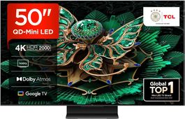 TCL 50" QD-Mini LED 4K 144Hz Google TV New