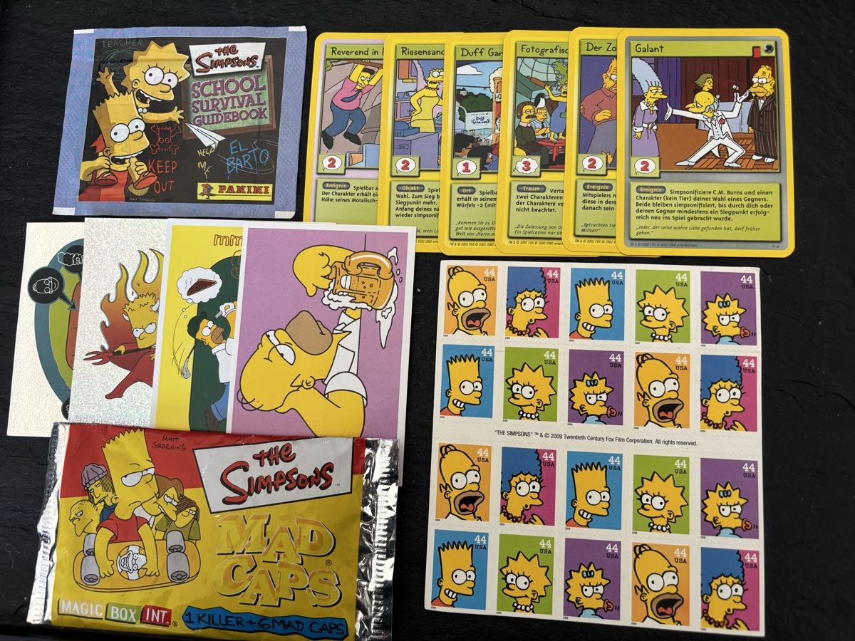 Panini Carte collezionabili: Divers cartes, The Simpsons - collections – Nuovo e nell'imballaggio originale da Collombey venduto da Cards07 1