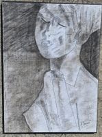 Tableau signé par artiste amateur 45x60cm