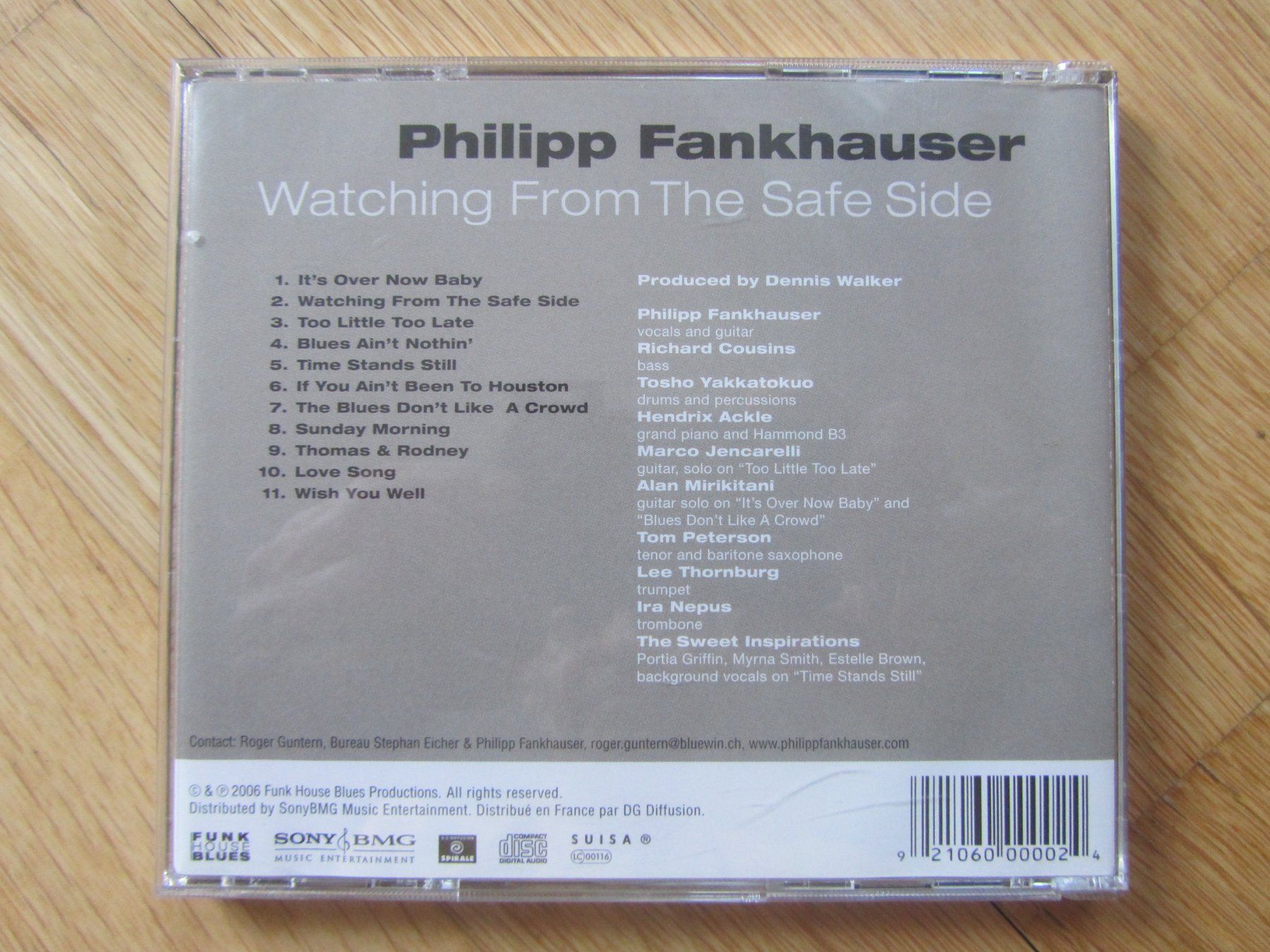 CD: CD Philipp Fankhauser:    Watching From The Safe Side – Usato da Seengen venduto da mikelele 1