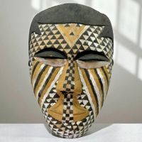 Masque KUBA NGADY MWAASH de la RD Congo