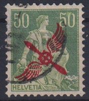 Flugpost F2☉, SBK 200.-+++++dünne Stelle