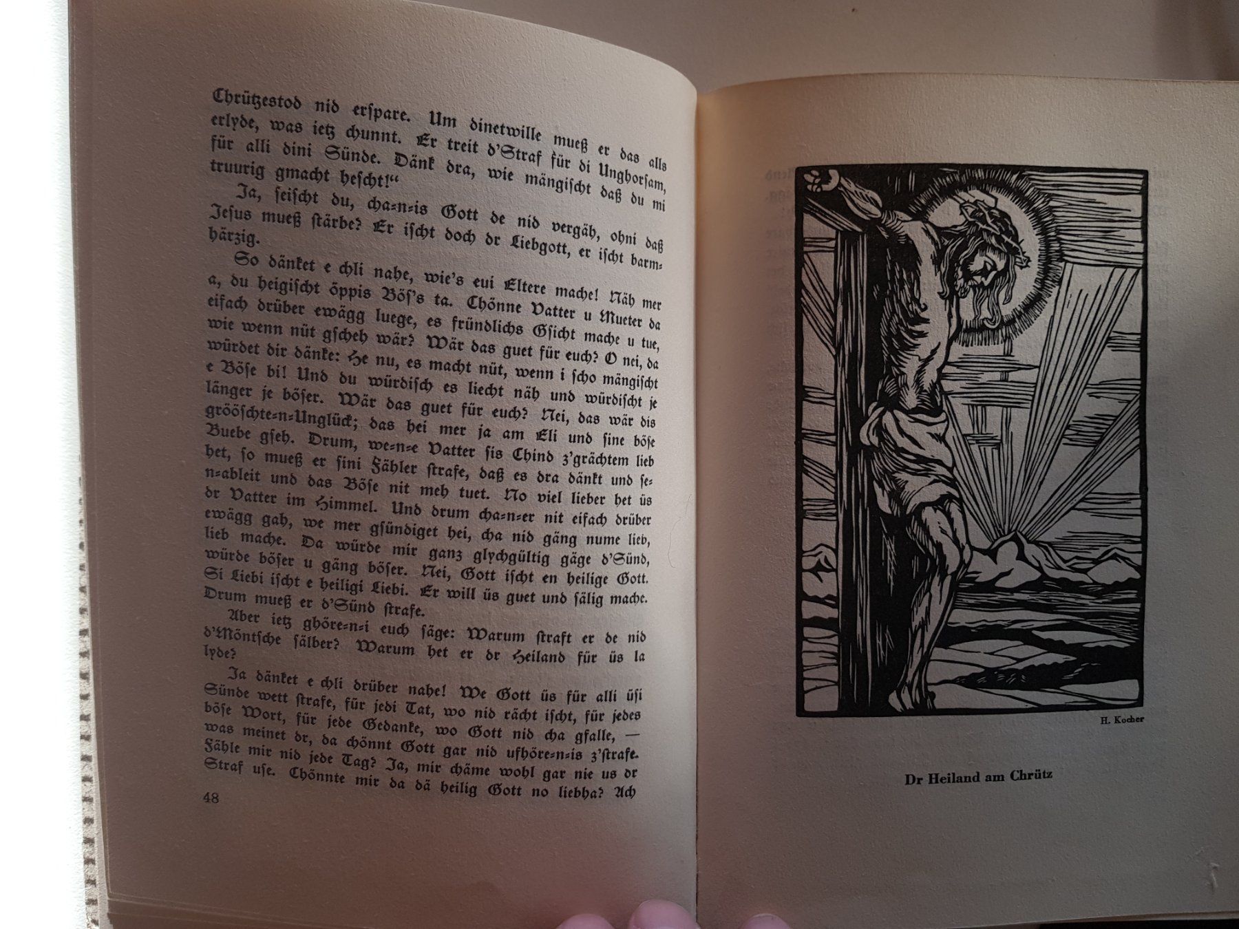 Bücher: antikes Buch: Bärndütschi Chinder Andachte 1947 Basel – Gebraucht aus Walterswil BE von Lonitti 3