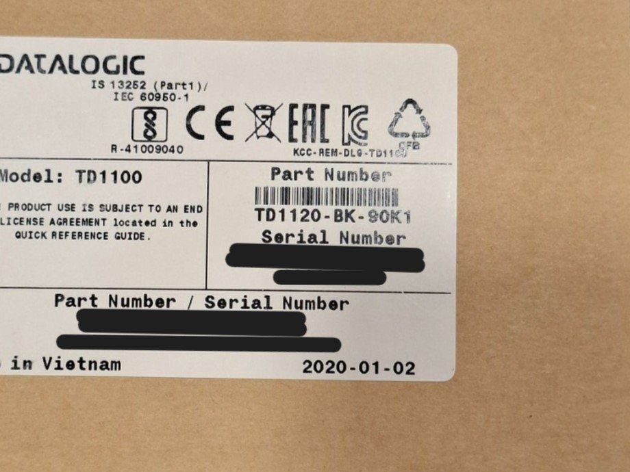 Scanner: Datalogic Touch TD1100 — Scanner code-barres 1D filaire USB – Nuovo e nell'imballaggio originale da Villars-Ste-Croix venduto da pau_8fls 2