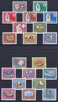 B81-117, 7 postfrische Serien, SBK 83.50