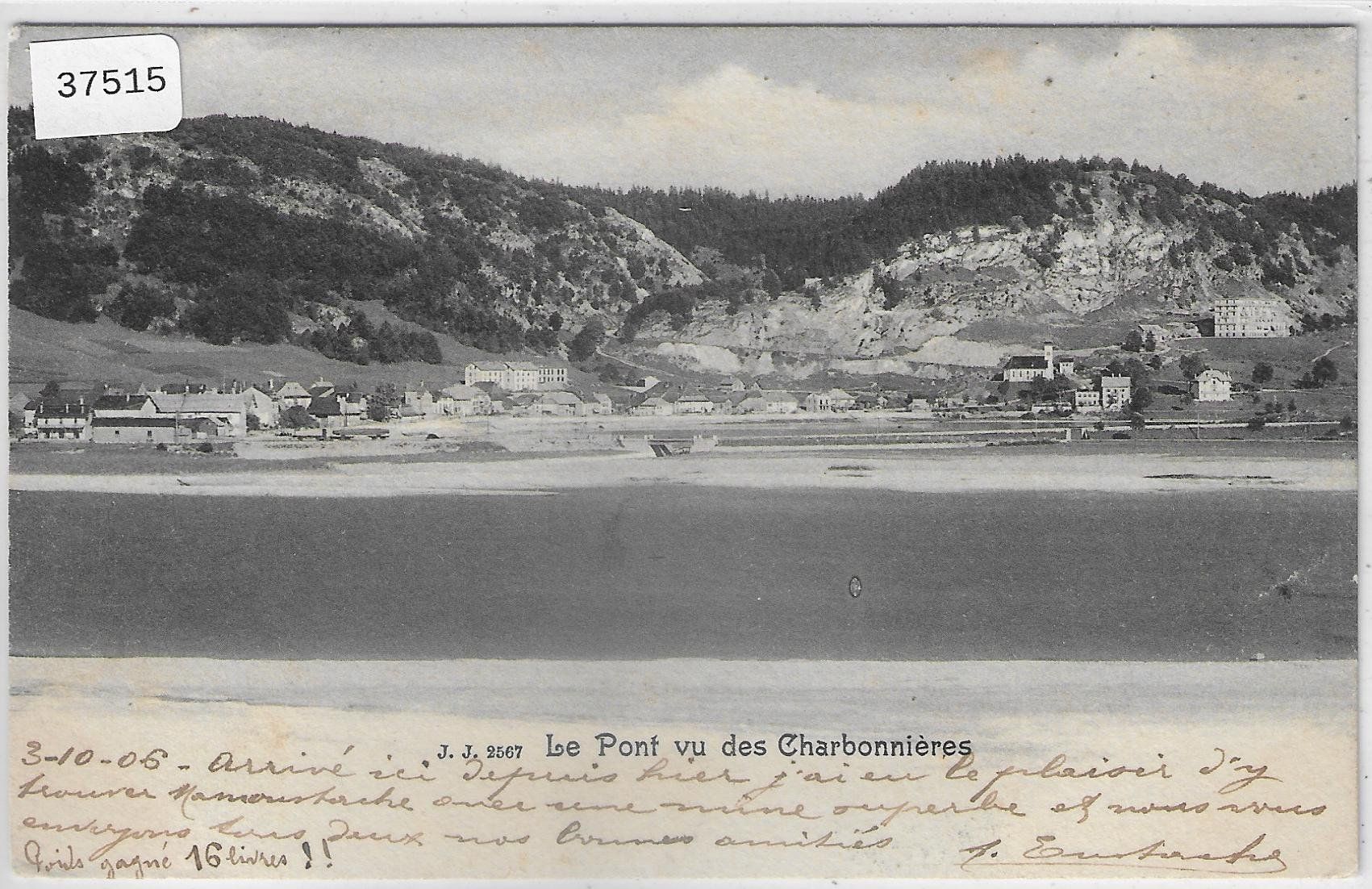 Cartoline postali: Le Pont vu des Charbonnieres – Usato da Ettingen venduto da Kartenplanet