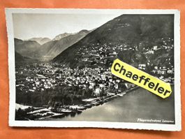 Alte Ansichtskarte Locarno Tessin1949, guter Zustand!