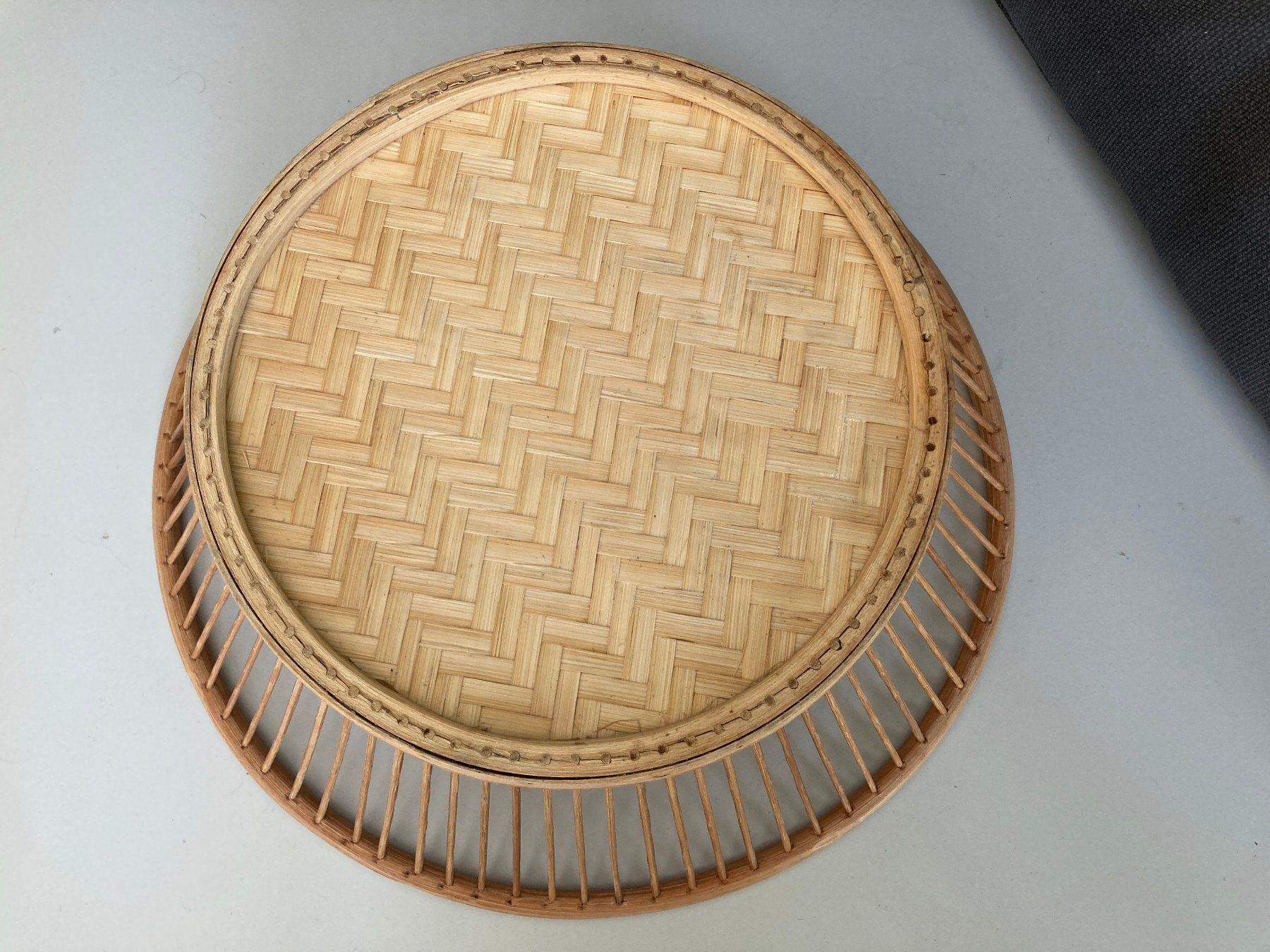 Sonstiges für Haushalt & Wohnen: Früchtekorb THAILAND Holz Bambus – Gebraucht aus Stäfa von ARBEITSLOS-DANKE 2