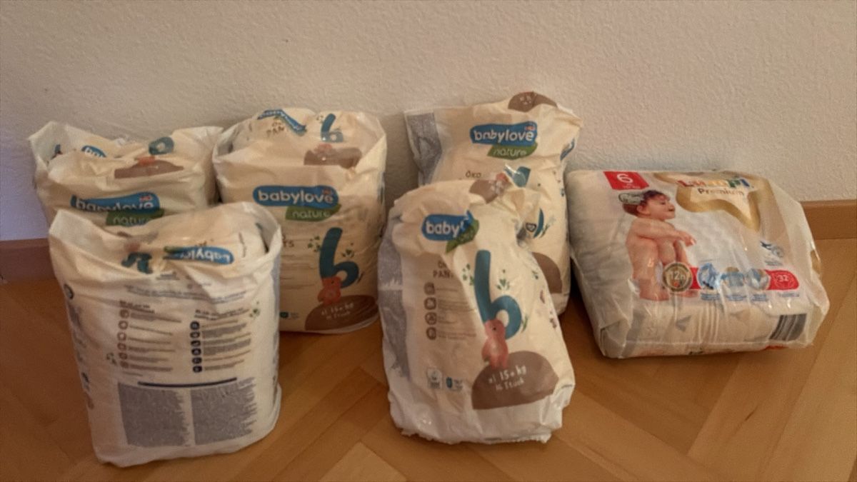 Secchi per pannolini & Pannolini: Babylove Windeln, Pants Grösse 6 – Nuovo e nell'imballaggio originale da Luzern venduto da Mariab2502