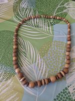 Collier en bois artisanal, style ethnique, idéal été ☀️ 